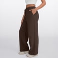 thumbnail image 5 of SUNBS Wide Leg Sweatpants Womens Cargo Pants Baggy Lounge Casual Pants Drawstring Sweat Pants with Pockets, 5 of 8