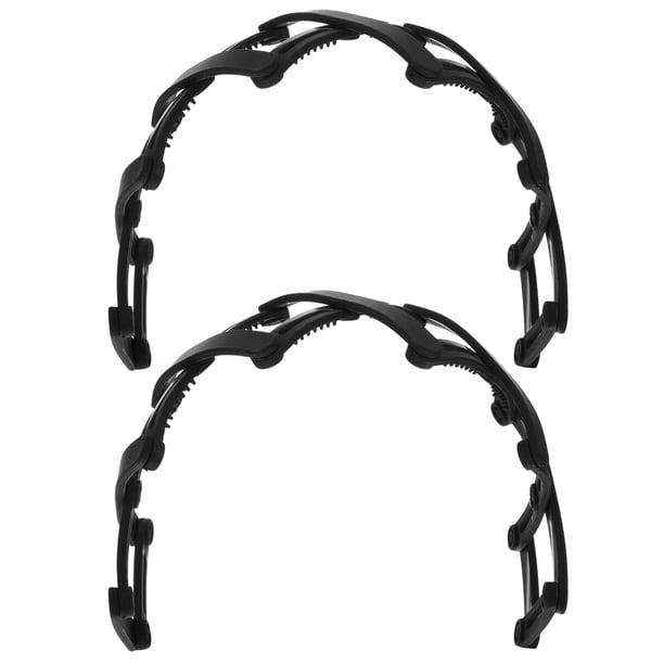 2pcs retractable bolsillo cabello cabello diadema plástico dientes dientes joyería