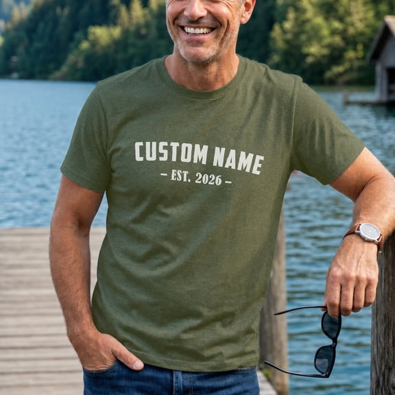 Jollimate Custom Name Shirt, Est 2026 Shirt, Personalized Gift Tshirt, Custom Birthday Gift