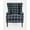 Blue, variant on Jofran Lacroix Traditional Upholstered Wingback Accent Chair
