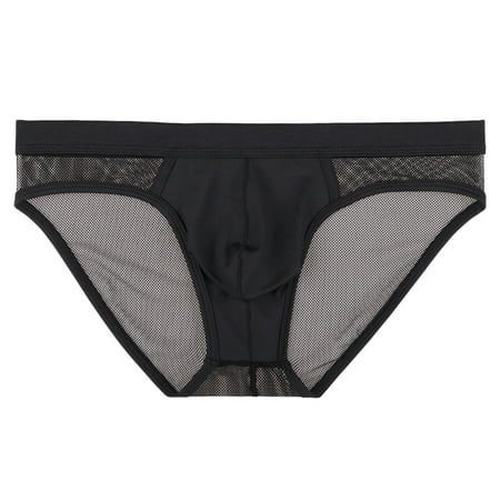 

Men s Underwear Low Rise Briefs Ice Thread Fashion Ride Up Pant