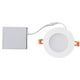 LED 4 Pouces Blanc Mince Downlight Panneau 9W 750 lumens avec Boîte de Jonction 6000K – image 1 sur 1