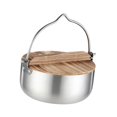 thumbnail image 3 of tamizeot Outdoor Camping Pot Lightweight Portable Essential For Hiking Picnic Backpacking Fishing Home Office Cooking Practical, 3 of 6