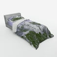 thumbnail image 3 of Ambesonne Black and White Bedding Set 4 Pcs, Mountain Peaks, Queen, Black White Grey, 3 of 3