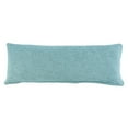 thumbnail image 4 of Ox Bay Sara 14" x 36" Canal Blue Shag Diamond Cotton Adult Decorative Throw Pillow Cover, 4 of 9