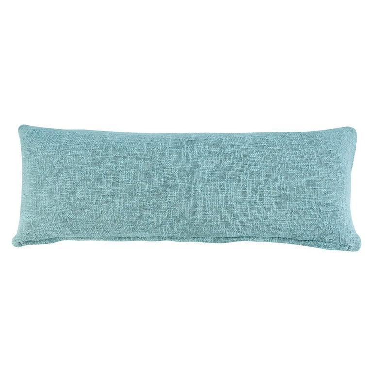Light blue rectangle throw pillow hot sale