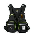 thumbnail image 3 of Multi-Pocket Adult Life Jacket For Outdoor Fishing, Rowing Sports Vest, Perfect for Swimming Pools, Fishing, Lakes, Ocean, Life Jacket Flotation Device, 3 of 7