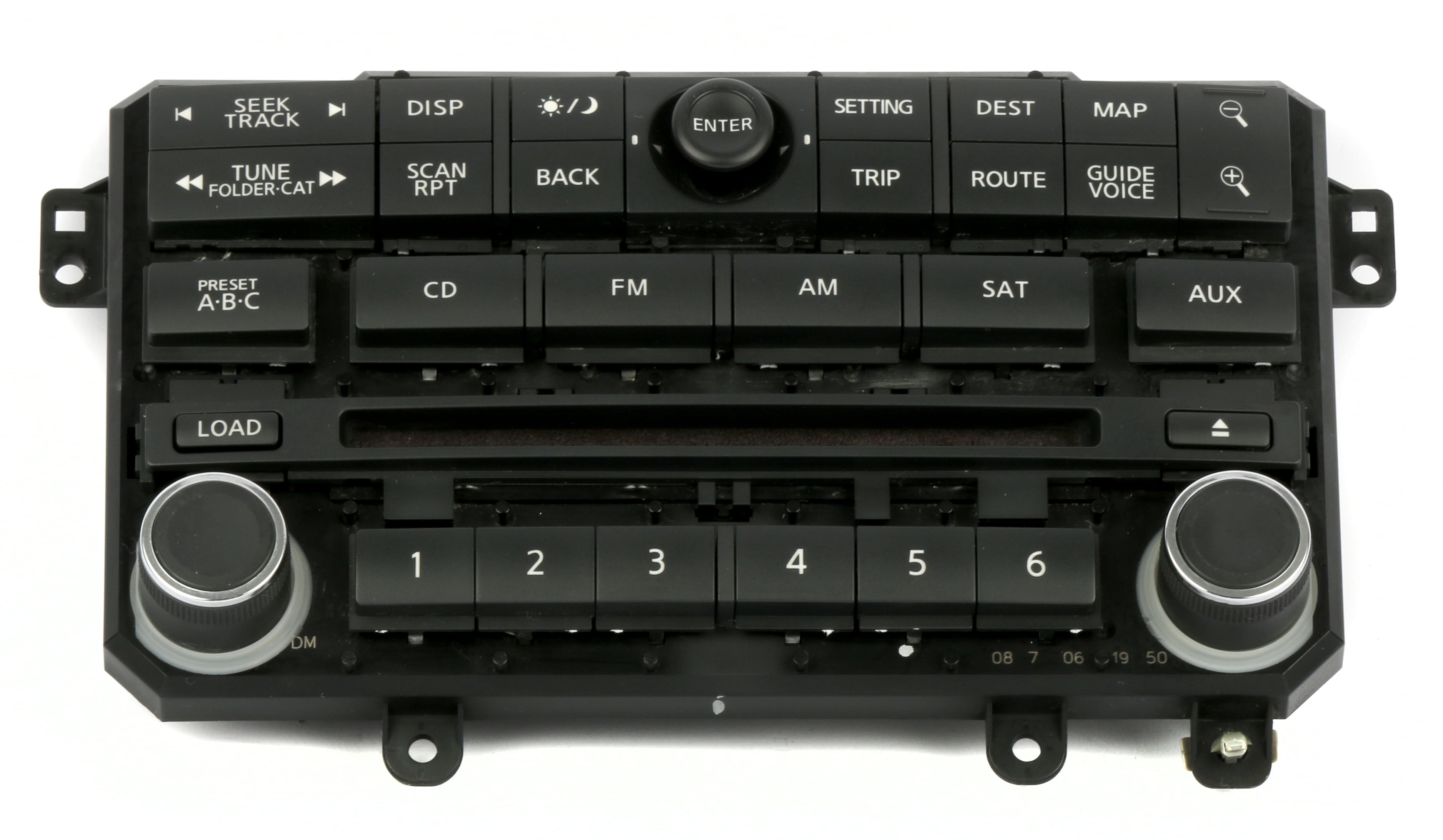 Restored 07-08 Nissan Maxima Front Dash Control Panel for Audio w Navigation 28395 ZK40A (Refurbished)