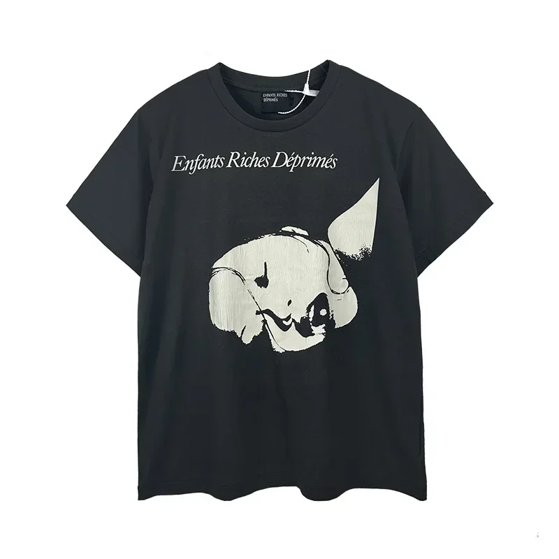 100% Cotton Graphics Print Enfants Riches Deprimes T Shirt Men