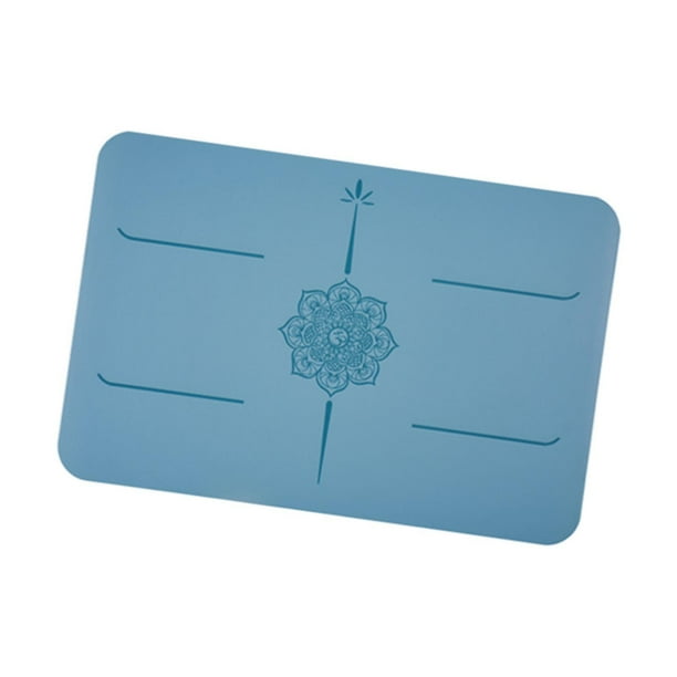 Esterilla de pequeña, almohadilla para las rodillas, cojín antideslizante para ejercicios en el suelo, para hombres y mujeres, ideal para acampar Azul