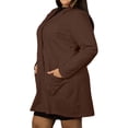 thumbnail image 4 of Panda Uniform by HeedFit Women Custom Lab Coat for Doctors 4XL Chocolate, 4 of 8