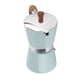 thumbnail image 2 of Moka Kaffeebereiter 300ml 6 Tassen Aluminiumlegierung Feine Details Moka Italienische Kaffeemaschine für Zuhause Cafe Büro Camping Picknick, 2 of 5