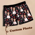 thumbnail image 7 of Men's Funny Wife Face Print Boxer Briefs Underwear Breathable Valentine's Day Boxers Novelty Pattern Printing Black L, 7 of 7