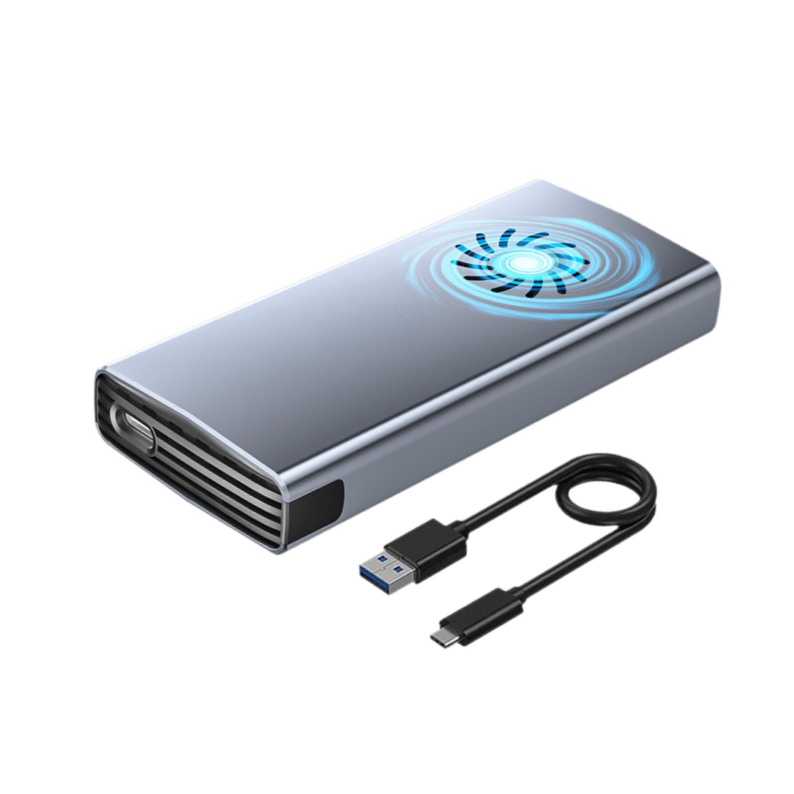 Wzmzjy Hard Drive Enclosure External Hard Drive Case Detachable Plug and Play Practical M15 SSD