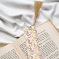 thumbnail image 6 of Kdxio Retro Colorful Butterfly Print Metal Tassel Bookmarks,Perfect Gift for Art Lovers and Bookworms Metal Bookmarks for Women, 6 of 8