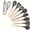 Brown, variant on 10-Piece Silicone Kitchen Utensil Set - Heat Resistant Non-Stick Cooking Tools with Ergonomic Wooden Handles