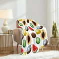 thumbnail image 3 of Yibo Banana, Fruit Vegetables Christmas Blanket, Ultral Soft Fleece Flannel Blanket for Girls and Boys, Foods Blanket Used for Bed, Couch, Sofa, Chairs Blanket for Pets/Toddler, 3 of 9