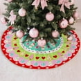 thumbnail image 2 of 36 Inch Christmas Tree Skirt, Cookie Jar Trees Mat for Merry Christmas Halloween Indoor Home Holiday Party Decorations, 2 of 6