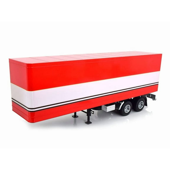 Road Kings Trailer Truck BJ  the Bear Red and White 1:18