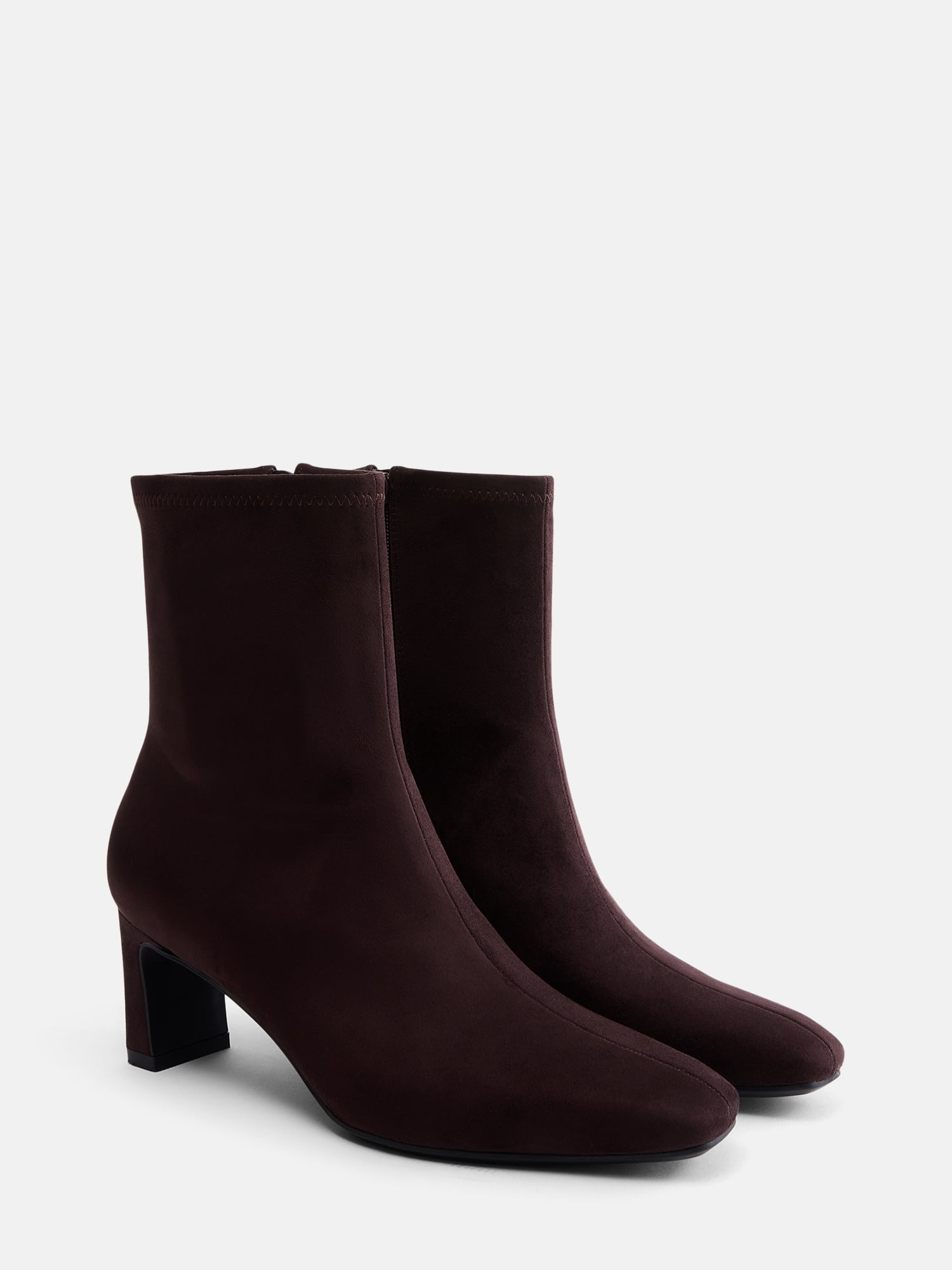 Madden NYC Women's Faux Suede Heeled Booties