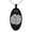 Black, variant on Stainless Steel Letter D Initial 3D Cube Box Monogram Engraved Small Oval Charm Pendant Necklace