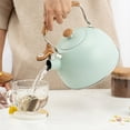 thumbnail image 4 of Tetera con silbato de 2,5 litro plegable, ergonómica, utensilios de cocina de acero inoxidable, calor para lámparas halógena estufas de , Sunnimix Hervidor de silbato, 4 of 8