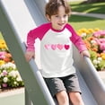 thumbnail image 6 of Posijego Valentines Day Shirts for Kids Girls Long Sleeve Tee Cute Graphic T-Shirts Spring Basic Tee Undershirts Tops, 6 of 9