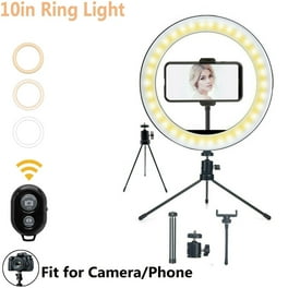 Yesker 10'' LED Selfie Ring Light with 51” Tripod Stand