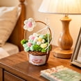 thumbnail image 6 of Beforeyayn Crochet Flower Basket, Washable For Kids Room For Toddler Parents, Playroom Shelf And Toy Box, Letting Toddler Play Without Worry Of Broken Glass., 6 of 6