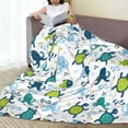 thumbnail image 6 of Sikiie Cartoon Sea Creatures Ultra-Soft Micro flannel Blanket Luxury All Seasons Warm Blanket for Bedding Sofa and Travel (4 sizes)-50"x40", 6 of 7