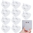 thumbnail image 1 of Cubiertas de Enchufes ZHAOCHENG 10 Piezas Blancas Protectores de Enchufes Eléctricos de Seguridad para Niños, 1 of 5