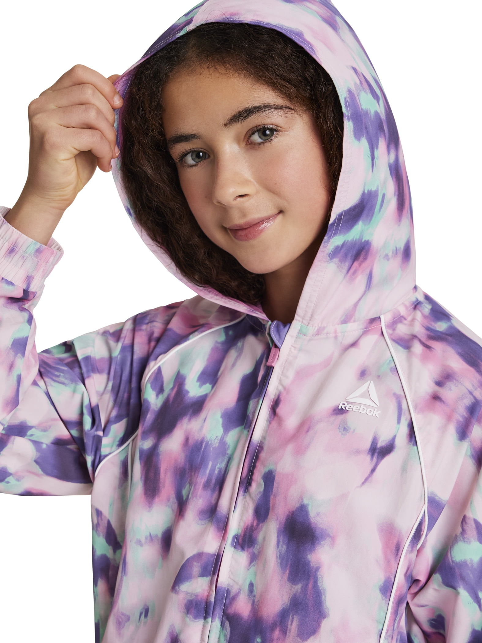 Reebok Girl’s Breeze Full-Zip Jacket, Sizes 4-18