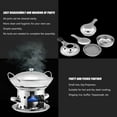 thumbnail image 6 of Wovilon Stainless Steel Windproof Portable Camping Hiking Trip Travel Camping Picnic Pot Kitchen Gadgets Kitchen Tools, 6 of 9