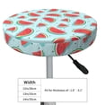 thumbnail image 4 of Honeii Watermelon Bar Stool Covers – Perfect Fit for 12" to 14" Round Stools, Crease-Resistant, Stretchy, Washable & Dustproof Seat Slipcovers-14 inch, 4 of 7