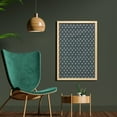 thumbnail image 2 of Floral Wall Art with Frame, Illustration of Rowanberry Branch Silhouette Snow Holiday Repetitive, Printed Fabric Poster for Bathroom Living Room, 23" x 35", Dark Grey and Seafoam, by Ambesonne, 2 of 2
