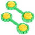 thumbnail image 1 of Phenofice 2Pcs Small Weight Set Dumbbells Plastic Green Exercise Flexibility for Kids, 1 of 8