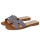 thumbnail image 1 of Sandalia Steve Madden Hadyn Azul Marino Blanco Plano Tacón 2 cm, 1 of 7