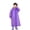 Purple, variant on Kids Rain Poncho, Reusable Waterproof Hooded Rain Cape for Children with Adjustable Drawstring, Portable Tear-Resistant EVA Rain Gear for Outdoor Play, School, Hiking, and Camping