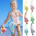 thumbnail image 1 of Cartoon Shark Shape Kids Beach Bag Breathable Mesh Design Toys Shell Collecting Storage Bag Children Sand Tools Organizer, 1 of 7