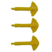 Replacement 3 Projectiles for Imaginext Super Friends Batman Batcave X7677 ? Includes 3 Yellow Projectiles