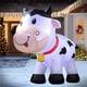 thumbnail image 3 of Vaca inflable de Navidad de 6 pies con luces LED para decoración exterior, 3 of 6