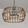 thumbnail image 3 of 4 Light Pendant In Urban/Industrial/Artisan/Global/Coastal/Bohemian/Mixed Materials Style 23.5 High By 14.5 Wide     -Traditional Installation, 3 of 5
