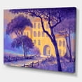 thumbnail image 3 of Designart ' Street Landscape OF Footpath & Trees In A City ' Traditional Canvas Wall Art Print, 3 of 4