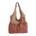 thumbnail image 1 of Bolso de hombro para mujer, bolso de mano minimalista de moda para otoño e invierno, ideal para deportes, gimnasio y fiestas. Caqui, 1 of 7