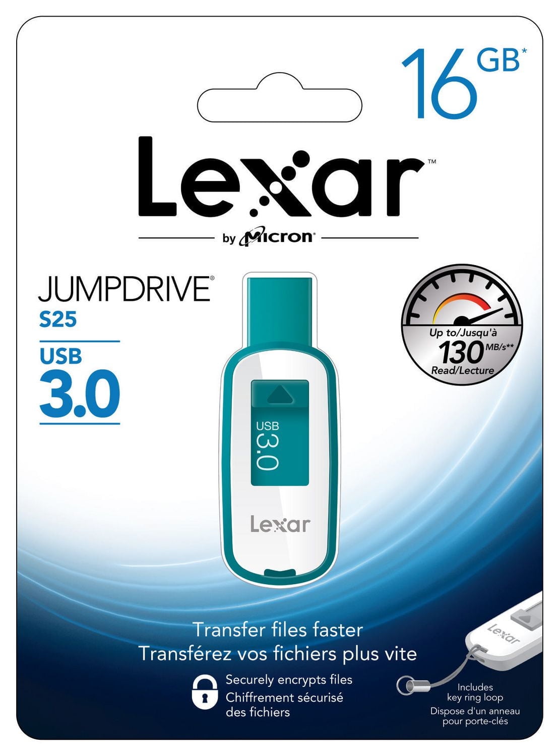 Clé USB Lexar®JumpDrive® S25 16 Go USB 3.0