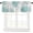 Teal Dahlia, variant on Thanksgiving Pumpkin Wood Grain Valances for Windows Fall Thanksgiving Orange Pumpkin Wood Grain Rod Pocket Short Window Valance Curtains Home Decor Window Treatment for Kitchen Living Room 54x18in