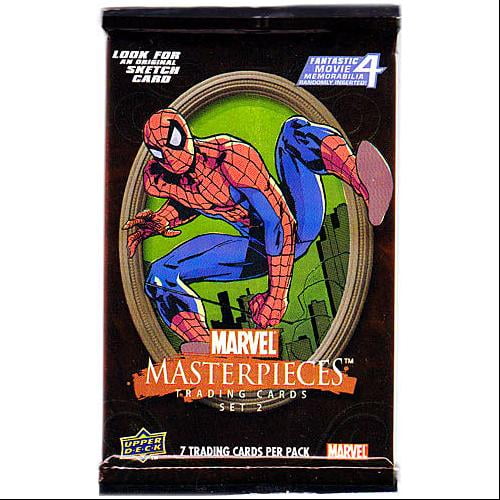 Marvel Skybox Marvel Masterpieces Series 2 Trading Card Pack Walmart