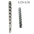 thumbnail image 1 of 2 Pcs Support de Rangement pour Prise 1/4 3/8 1/2 Po avec Clips sur Rail Organisateur d'Outils, 1 of 10