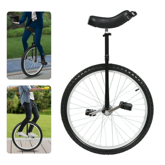 Outdoor Wheel Unicycle One Wheel Bike Height Adjustable for Office Workers Students Cycling Enthusiast