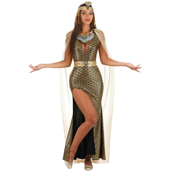 Woman's Commanding Cleopatra Costume Dress